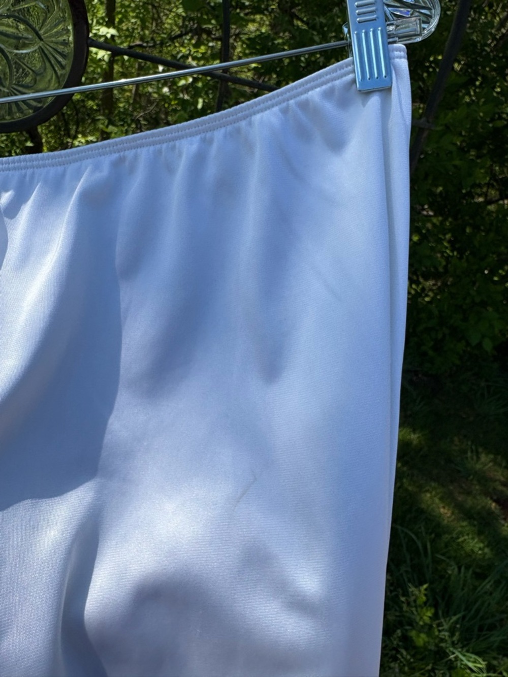 Vintage Sears White Lace-Trim Half Slip Delicate Feminine Elastic Waist Size 2S - Picture 12 of 16